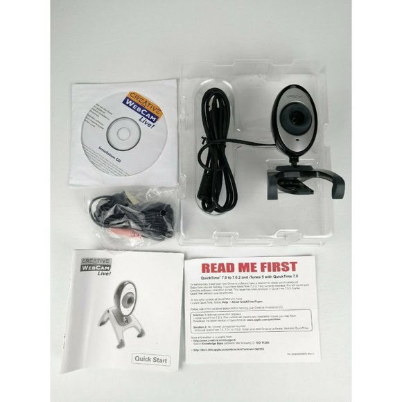 Creative Labs Webcam Live Yahoo Messenger USB Wired Webcam Built In Microphone - Picture 6 of 6